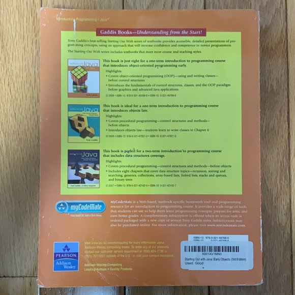Starting Out with Java: Early Objects- 3rd Edition - Picture 2 of 2